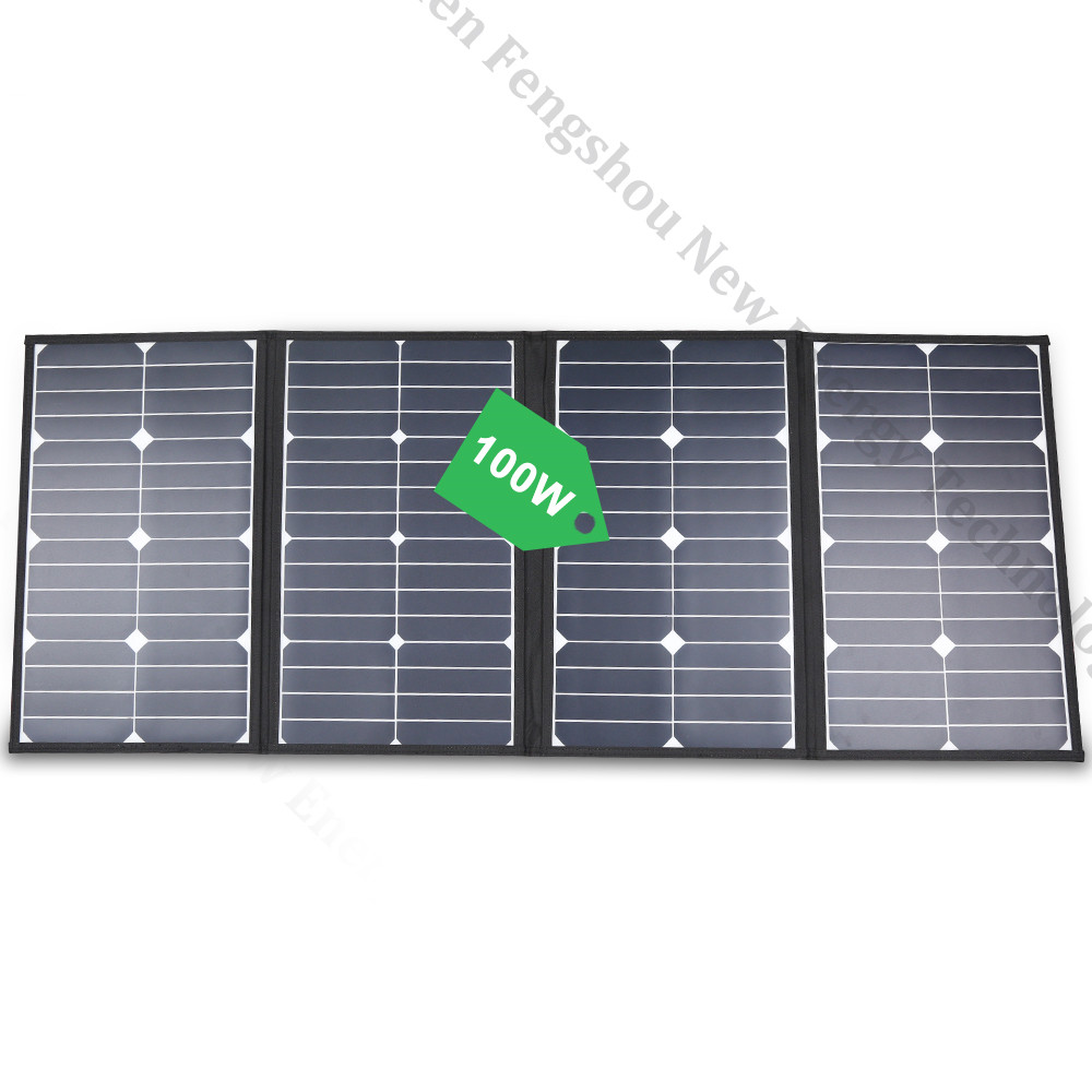 Charge Controller Solar - Portable 100 Watt Folding Solar Panel