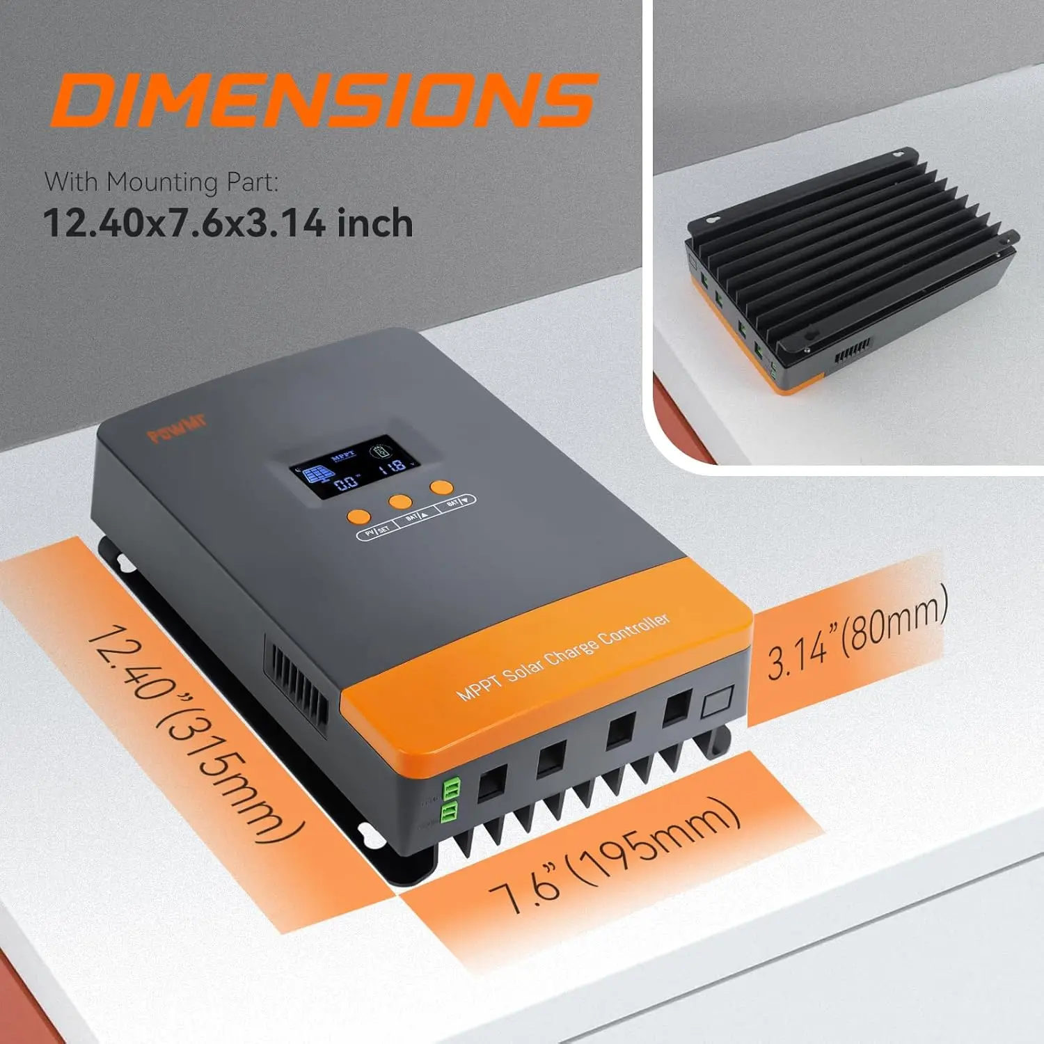 Charge Controller Solar - PowMr Hot Sale 12V 24V 48V
