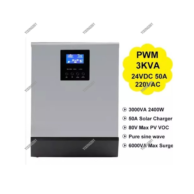 Charge Controller Solar - 3KVA/2400W 24V Solar Inverter - PWM