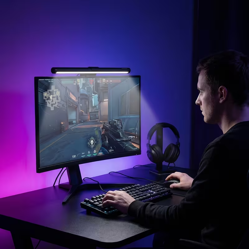 Energy Monitor Meter - Computer Monitor Light Bar for PC