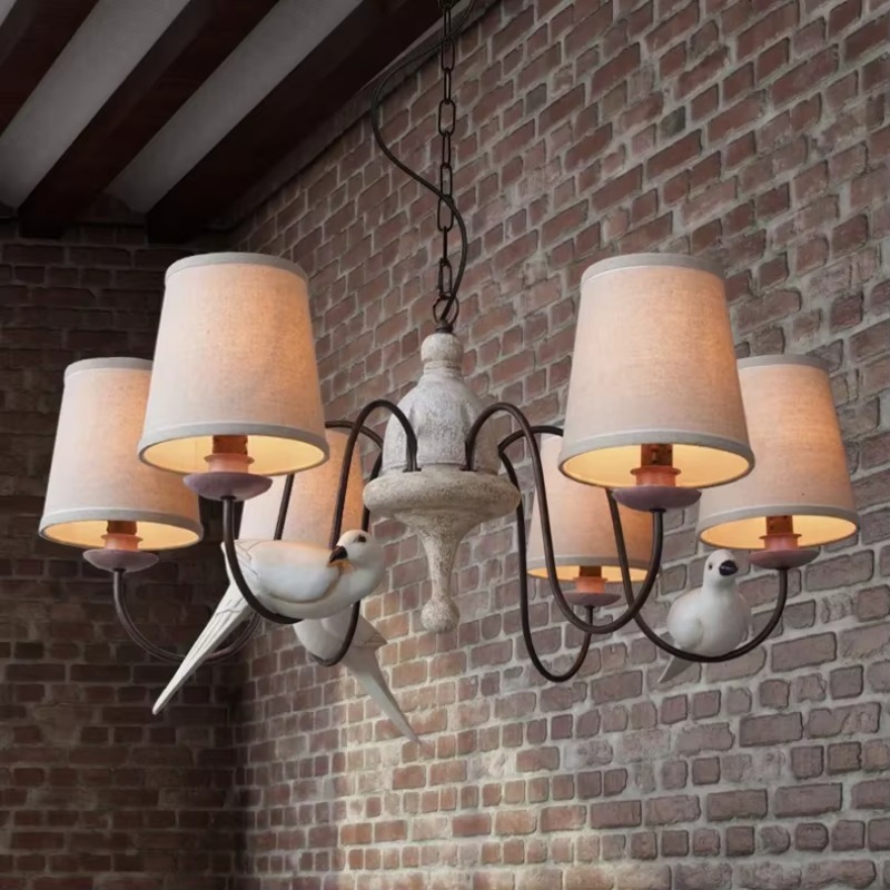Solar Lamp - Designer lights, creative American country retro