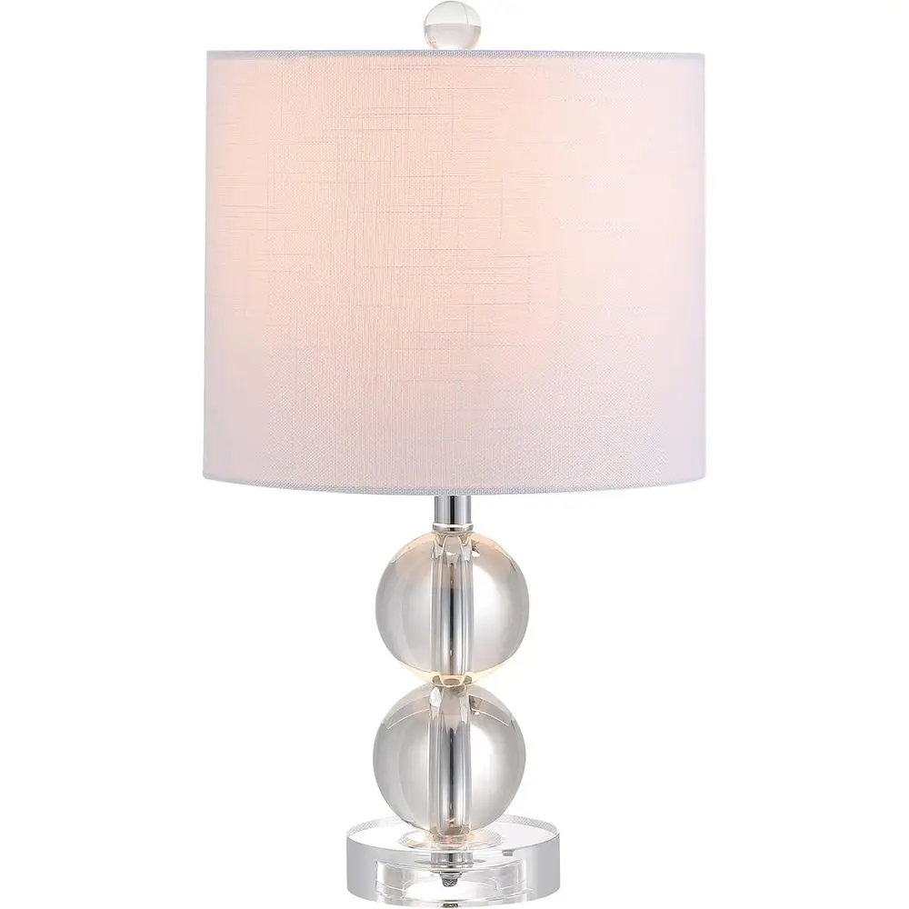 Solar Lamp - 17.5 Clear Crystal Sphere Table Lamp