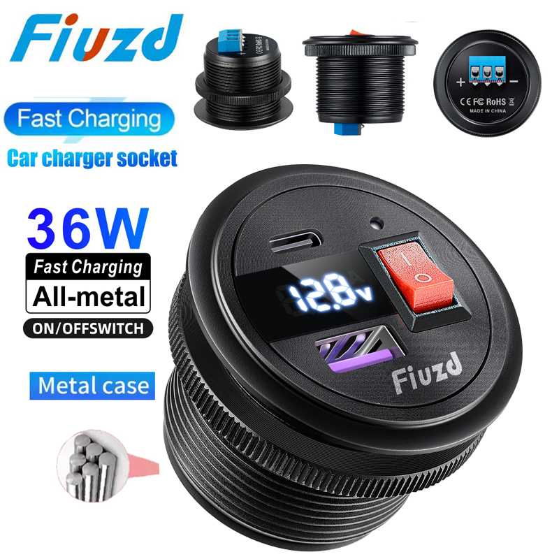 Energy Monitor Meter - 12v automotive usb 24v car usb