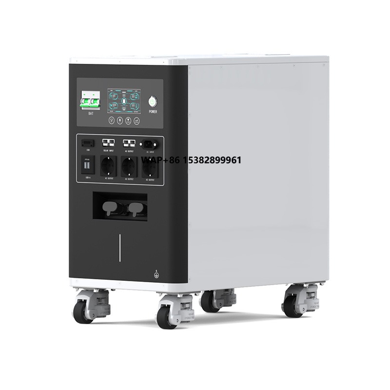 Power Inverter - 6.6kWh Portable Home Energy Storage Power