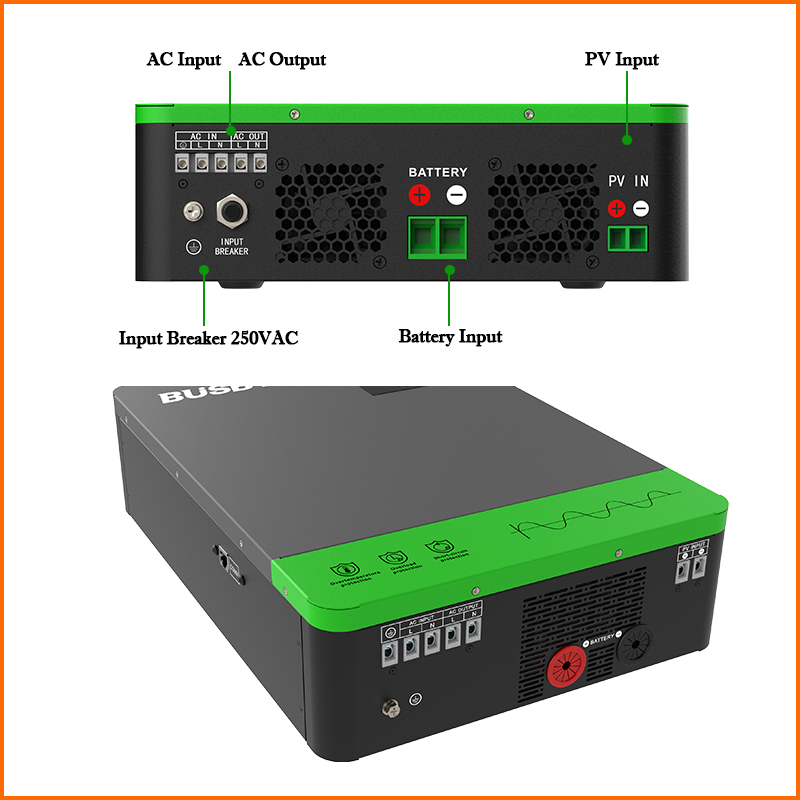 4.2KW 6.2KW Hybrid Solar Inver - Charge Controller Solar recension och pris