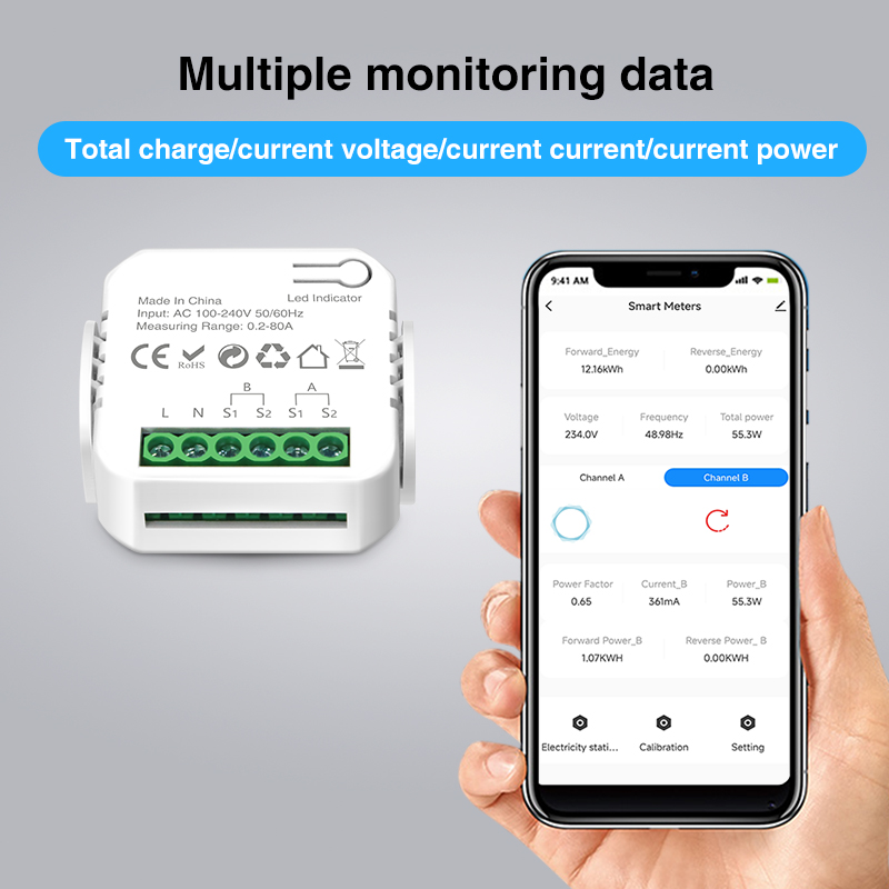 Tuya Smart Wifi Intelligent En - Energy Monitor Meter recension och pris