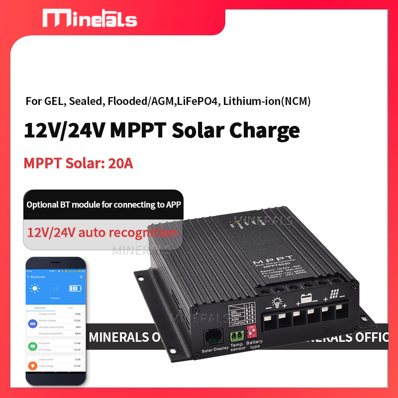 20A MPPT Controller 12V/24V Ba - Charge Controller Solar recension och pris