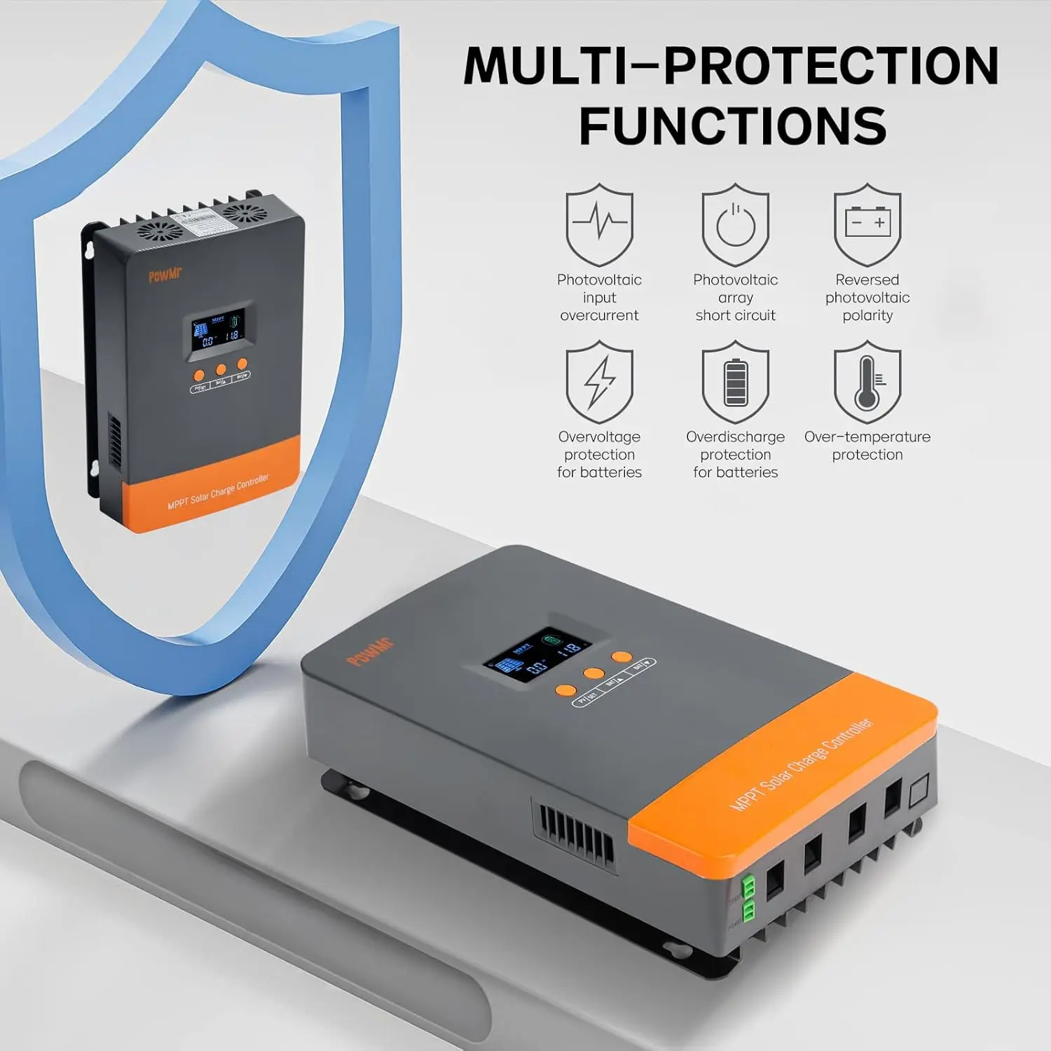 PowMr Hot Sale 12V 24V 48V Bat - Charge Controller Solar recension och pris