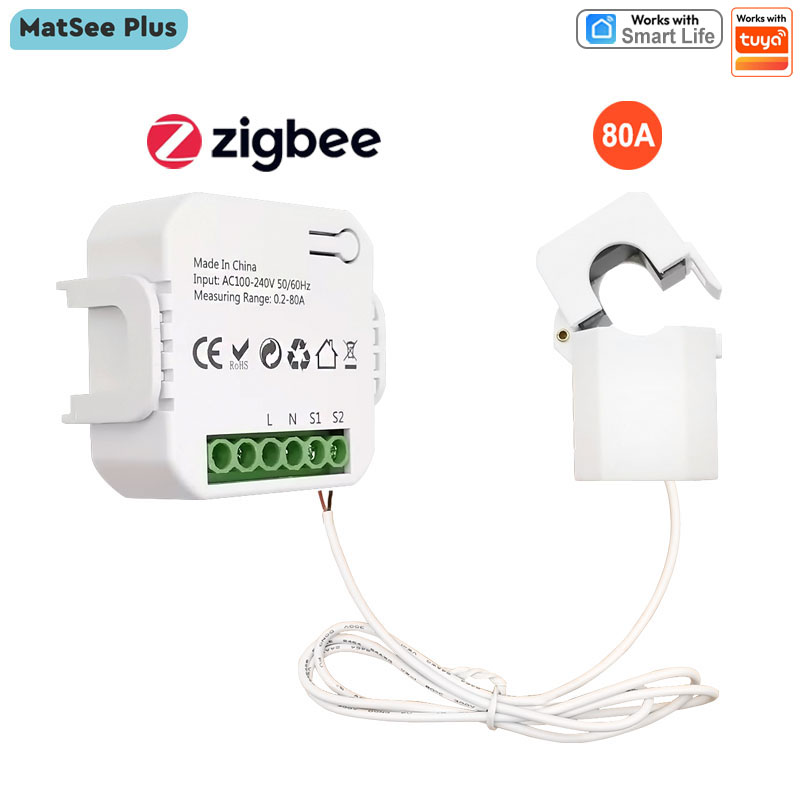 Smart Life ZigBee Clamp Power  - Energy Monitor Meter recension och pris