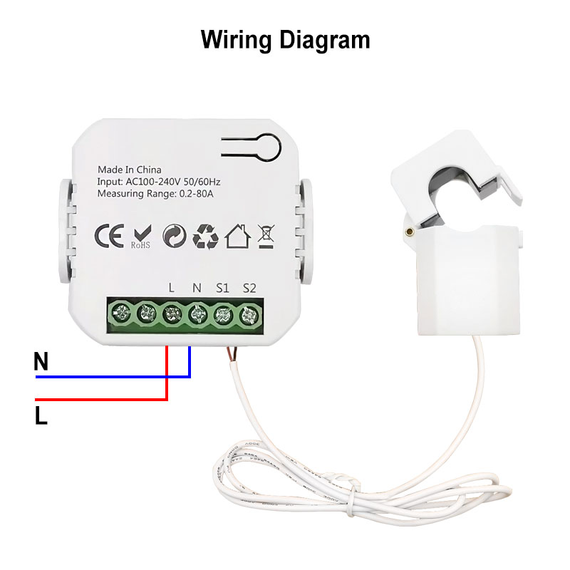 Smart Life ZigBee Clamp Power  - Energy Monitor Meter recension och pris