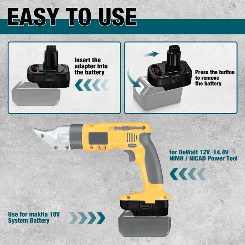 Battery Adapter Use for 18V Li - Lithium Battery 12V recension och pris