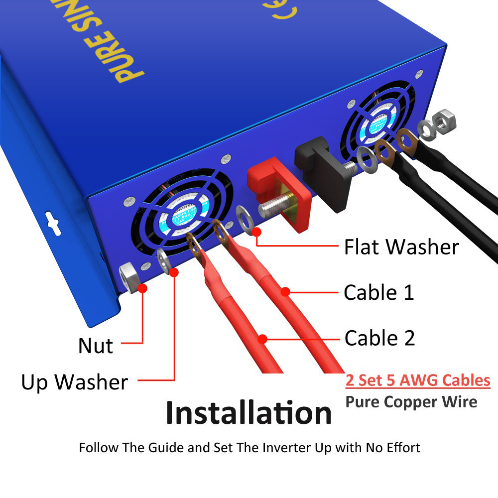 2026 Hot Sale WZRELB 3000W Car - Power Inverter recension och pris
