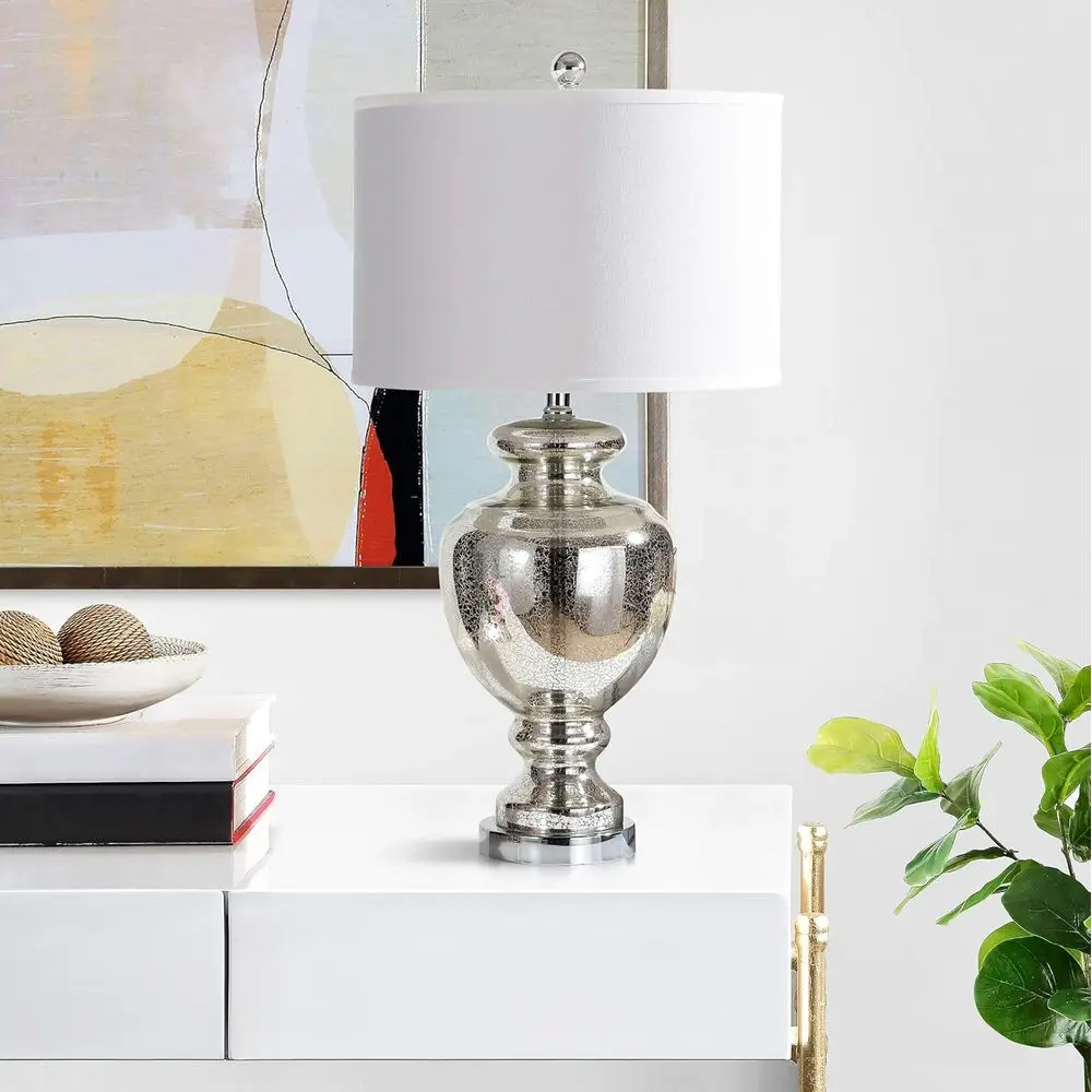 Mercury Silver Crackle Glass 2 - Solar Lamp recension och pris