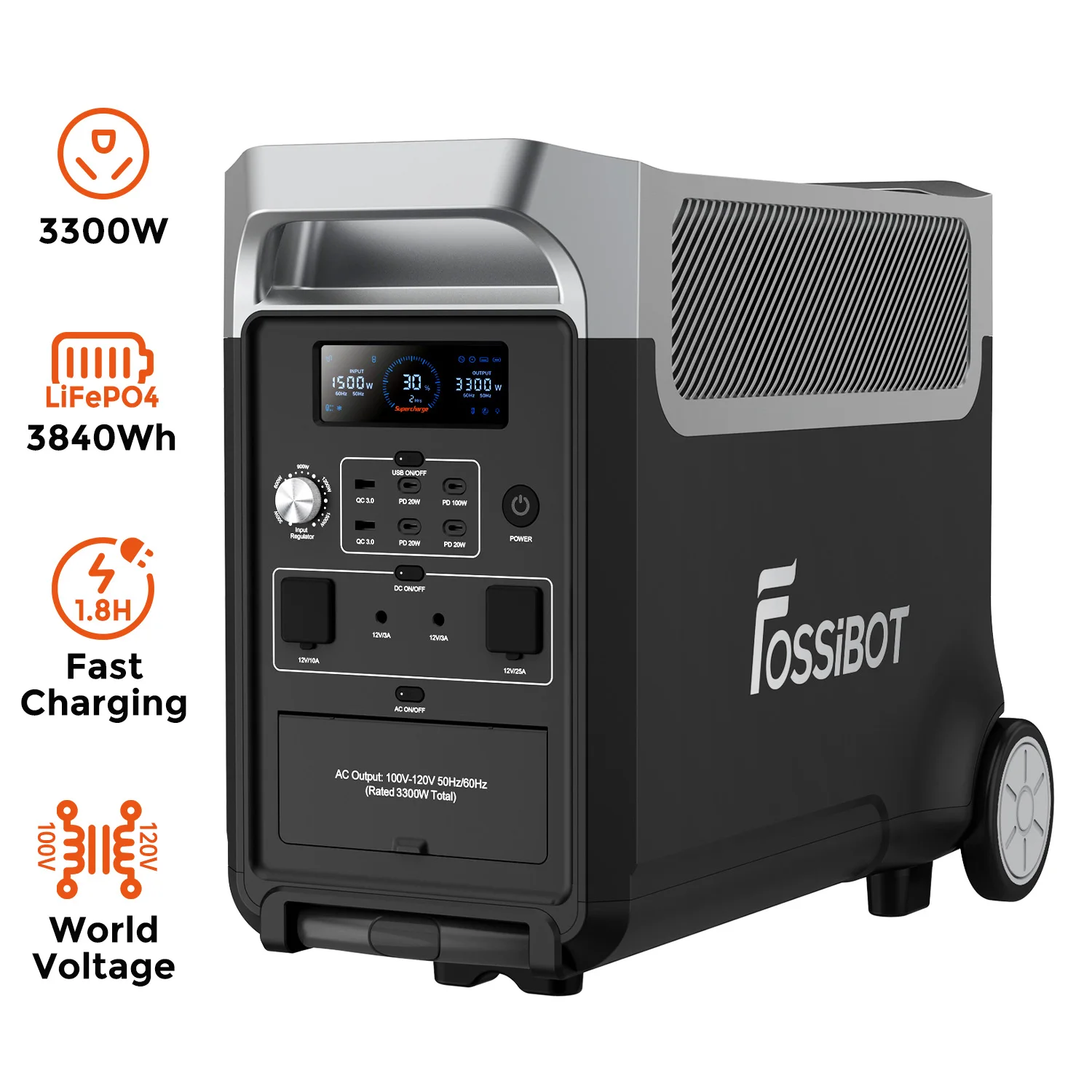 Fossibot F3600 Pro Generator W - Solar Generator recension och pris