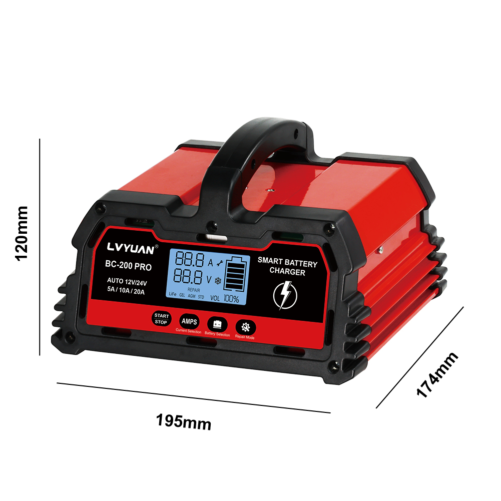 20A Smart Fast Battery Charger - Lithium Battery 12V recension och pris