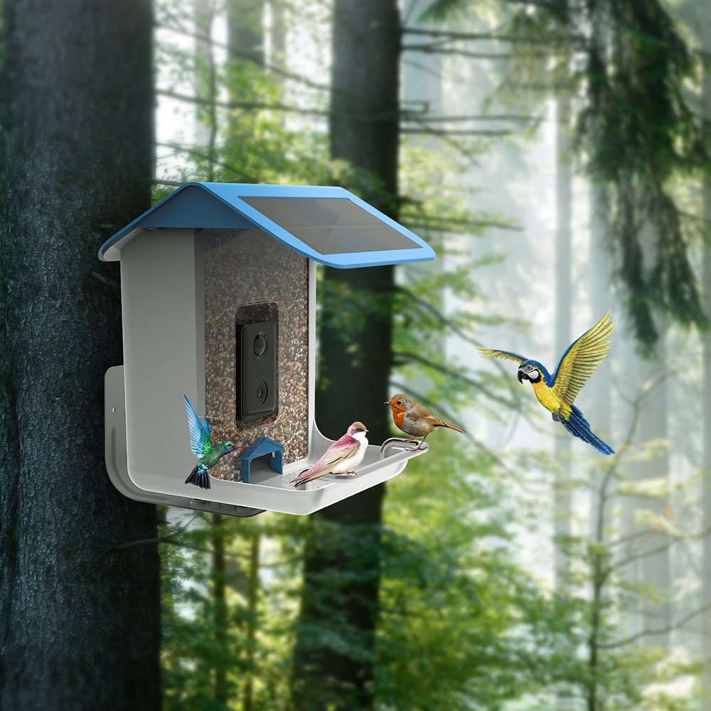 STLFNew Trend Smart Bird Feede - Solar Panel recension och pris