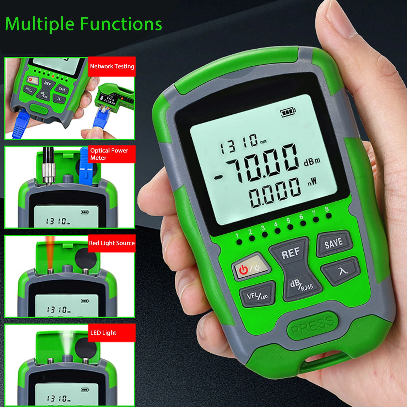 Red Light  Optic Cable Power T - Energy Monitor Meter recension och pris
