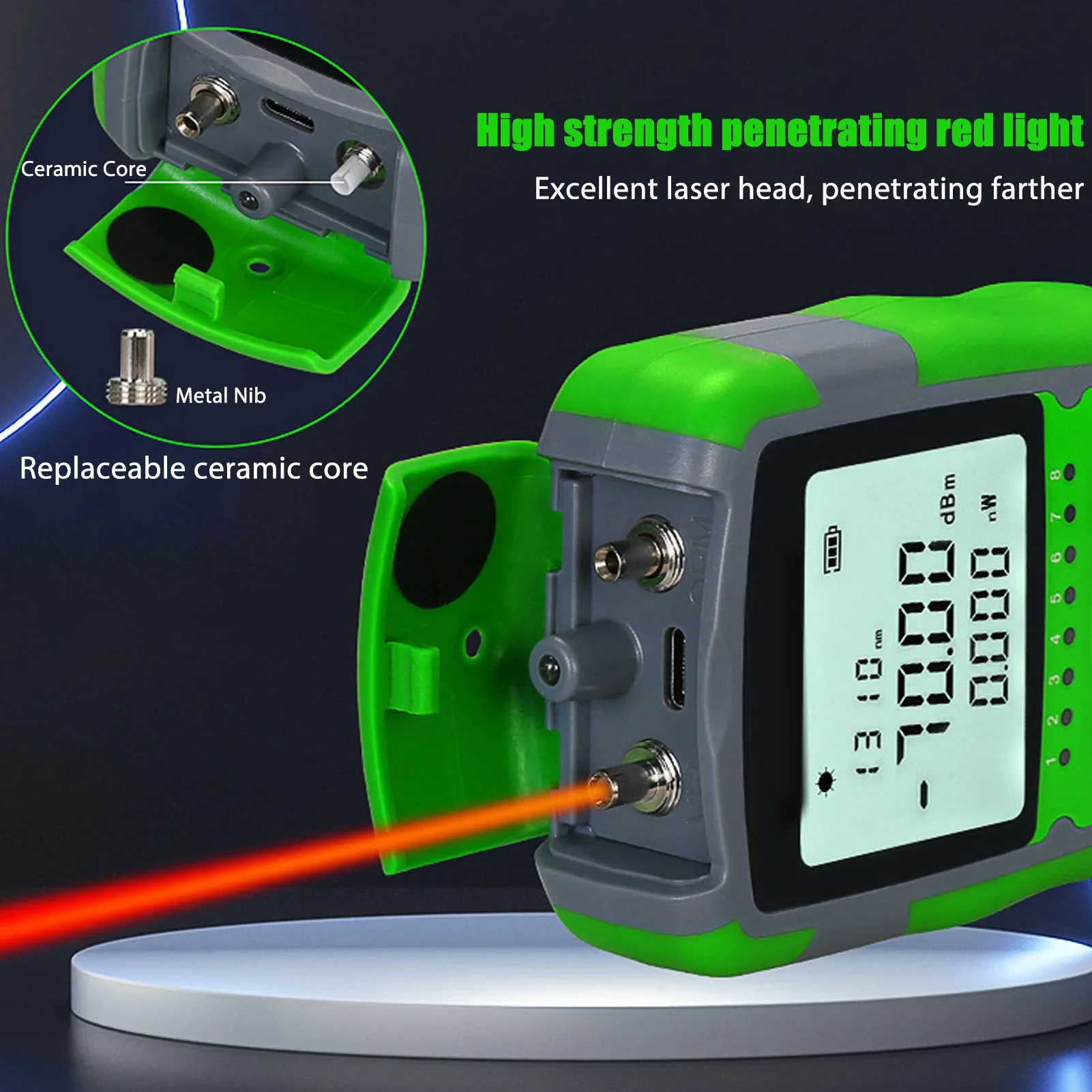 Red Light  Optic Cable Power T - Energy Monitor Meter recension och pris