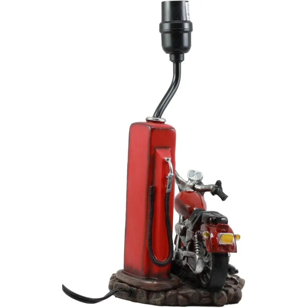 Vintage Retro Red Motorcycle G - Solar Lamp recension och pris