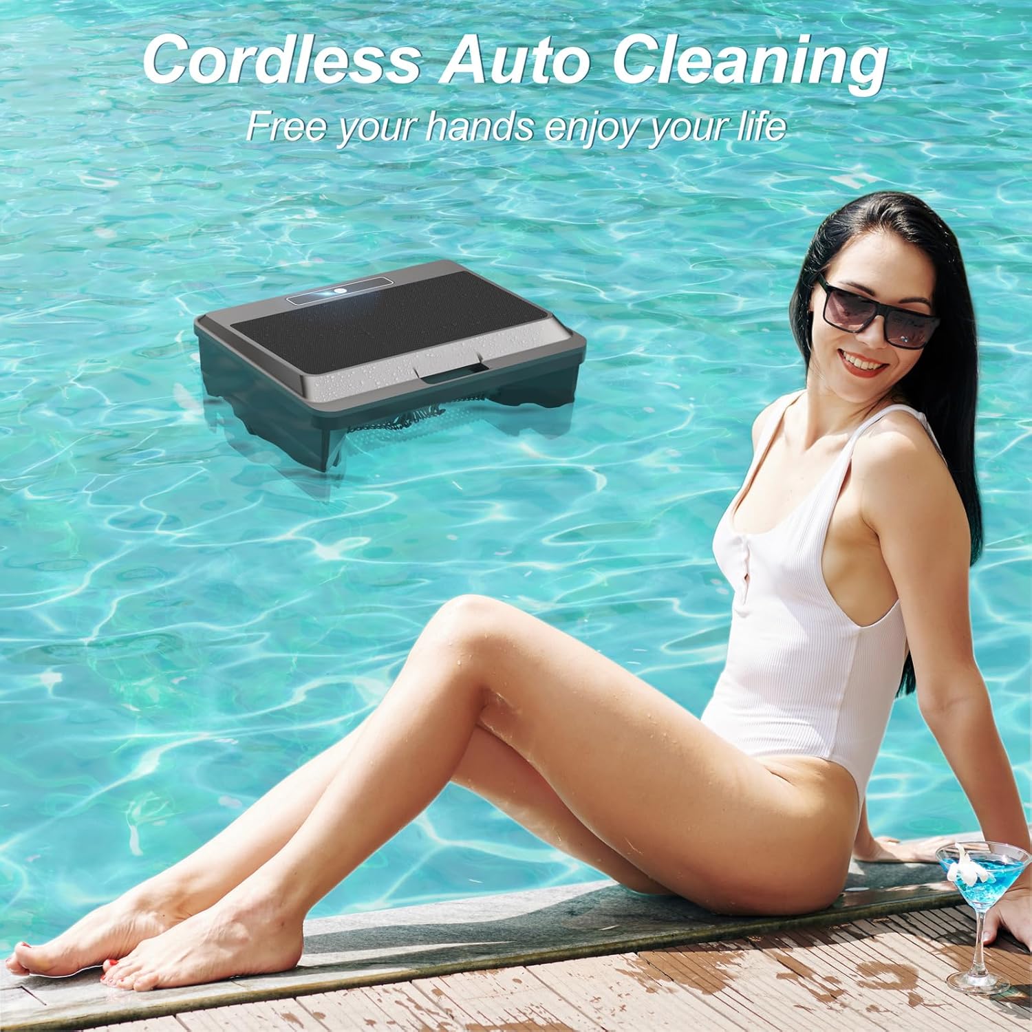 Upgraded Solar Pool Cleaner Po - Charge Controller Solar recension och pris