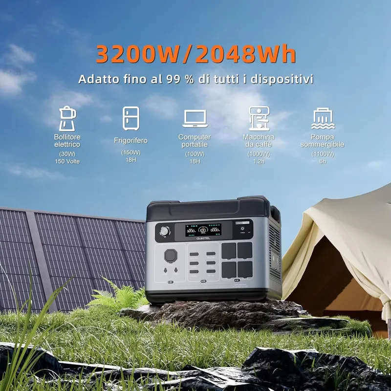 2026OUKITEL P2001 PLUS for 204 - Solar Generator recension och pris