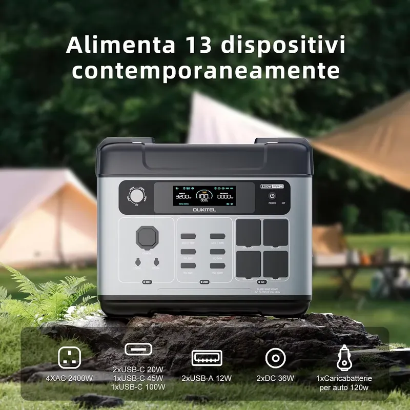 2026OUKITEL P2001 PLUS for 204 - Solar Generator recension och pris