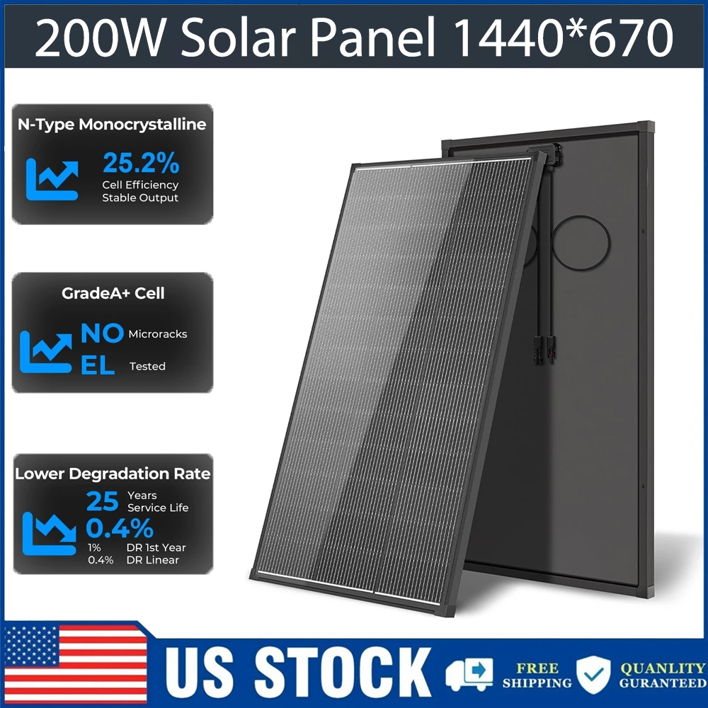 AeternaSol 400W 200W Solar Pan - Solar Panel 200W recension och pris