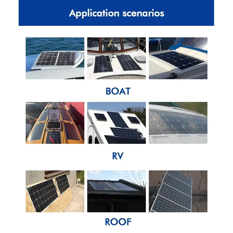 50W 100W 150W 200W Flexible So - Solar Panel 200W recension och pris
