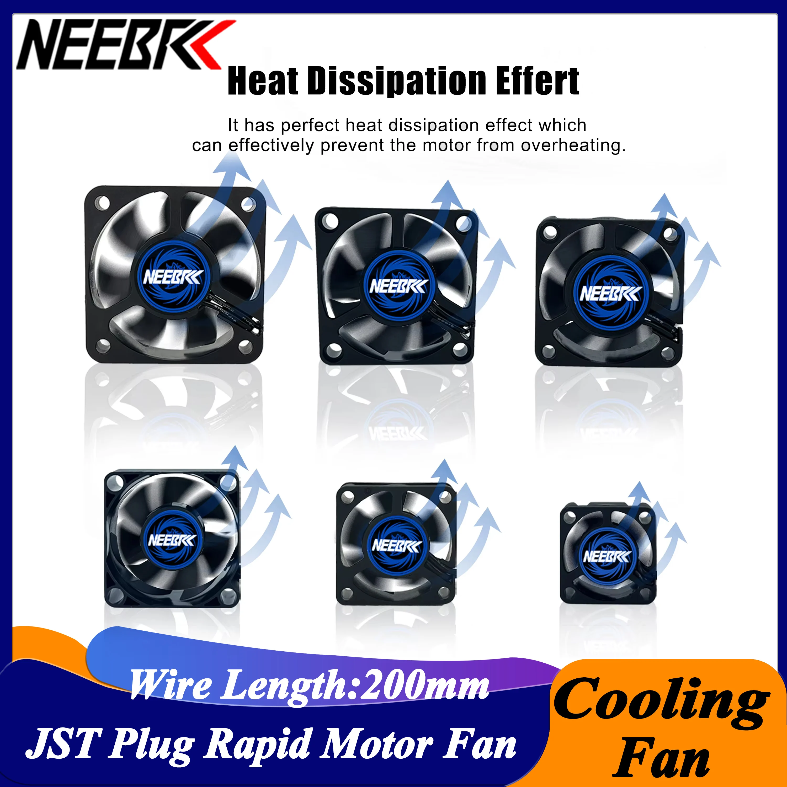 NEEBRC Cooling Fan Heatsink 25 - Lithium Battery 12V recension och pris