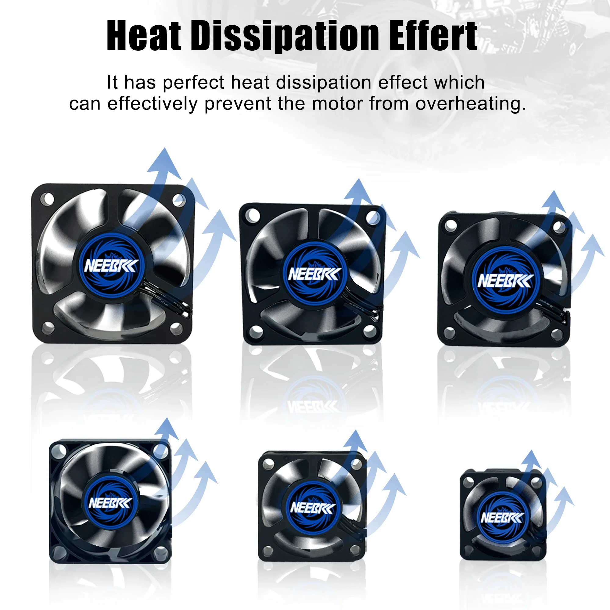 NEEBRC Cooling Fan Heatsink 25 - Lithium Battery 12V recension och pris