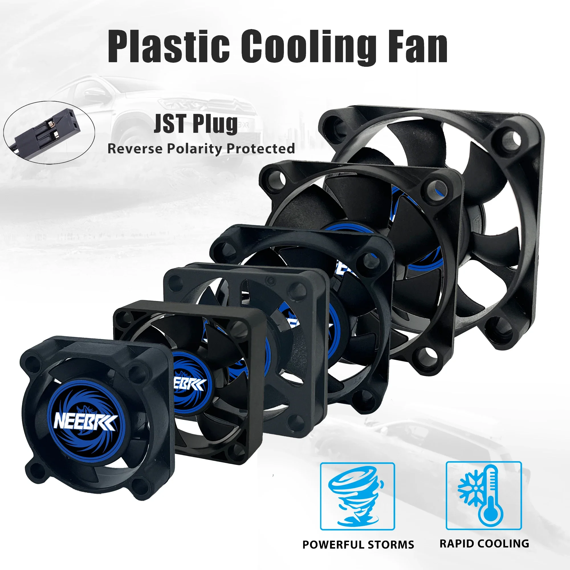 NEEBRC Cooling Fan Heatsink 25 - Lithium Battery 12V recension och pris