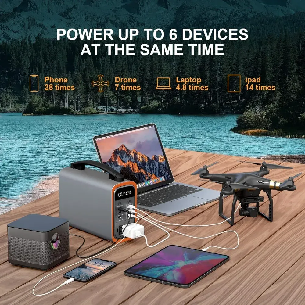 320Wh Lifepo4 Portable Power S - Solar Generator recension och pris