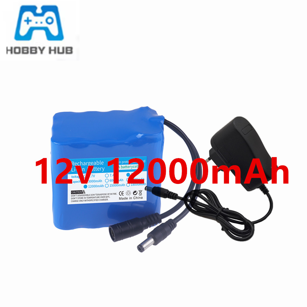 12V 12000mah Battery 3S4P Real - Lithium Battery 12V recension och pris